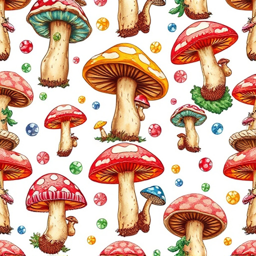 Artistic Magic Mushroom Gummies Patterns