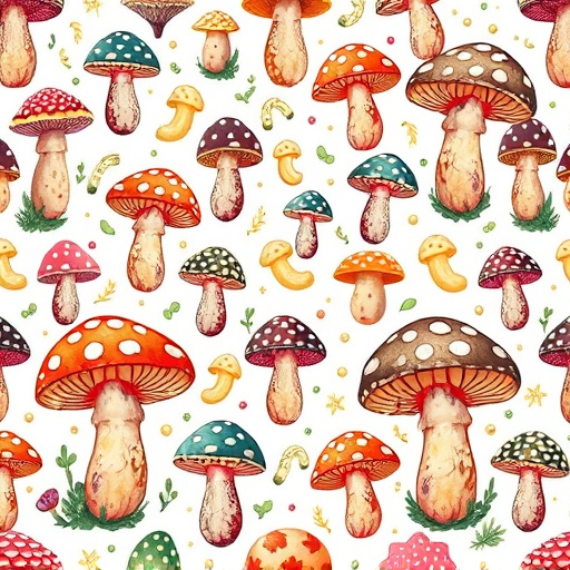 Artistic Magic Mushroom Gummies Patterns