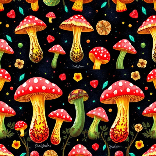 Artistic Magic Mushroom Gummies Patterns
