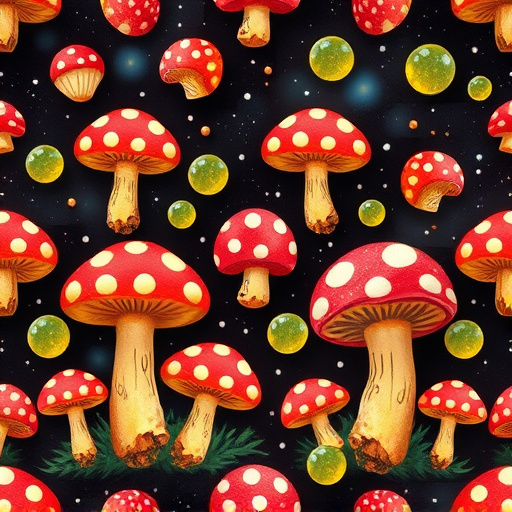 Artistic Magic Mushroom Gummies Patterns