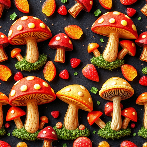 Artistic Magic Mushroom Gummies Patterns