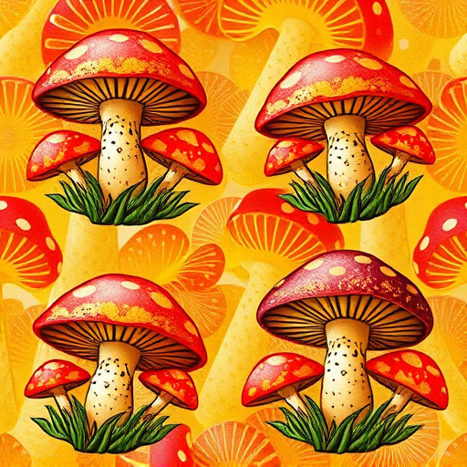 Artistic Magic Mushroom Gummies Patterns