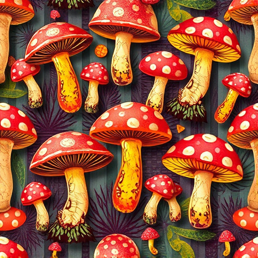 Artistic Magic Mushroom Gummies Patterns
