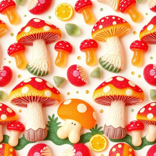 Artistic Magic Mushroom Gummies Patterns