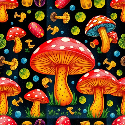 Artistic Magic Mushroom Gummies Patterns