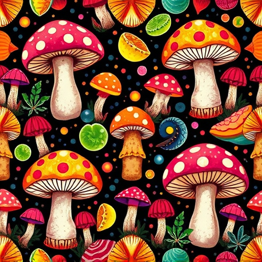 Artistic Magic Mushroom Gummies Patterns