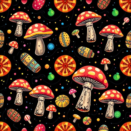Artistic Magic Mushroom Gummies Patterns