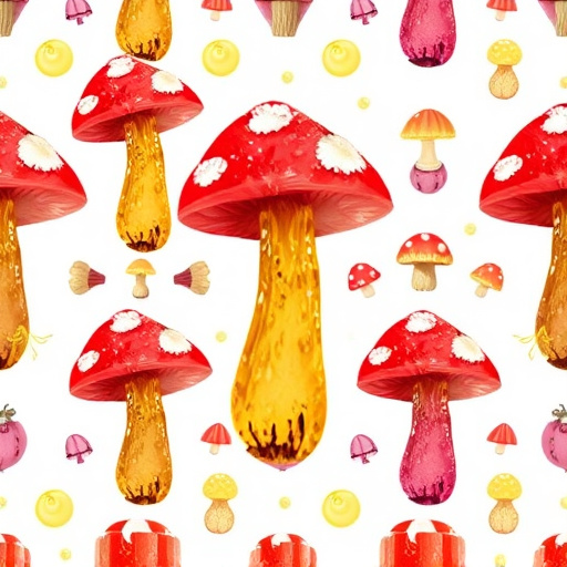 Artistic Magic Mushroom Gummies Patterns