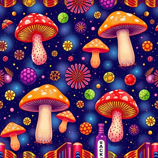 Artistic Magic Mushroom Gummies Patterns