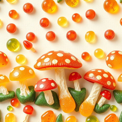 Artistic Magic Mushroom Gummies Patterns