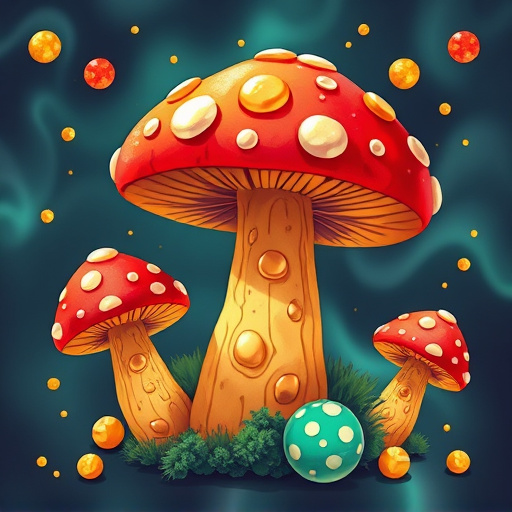 Artistic Magic Mushroom Gummies Patterns