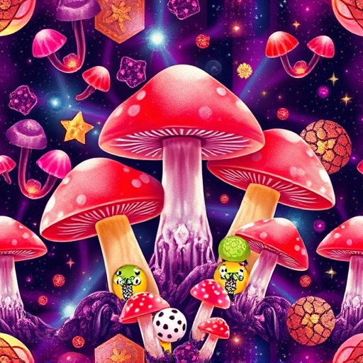 Artistic Magic Mushroom Gummies Patterns