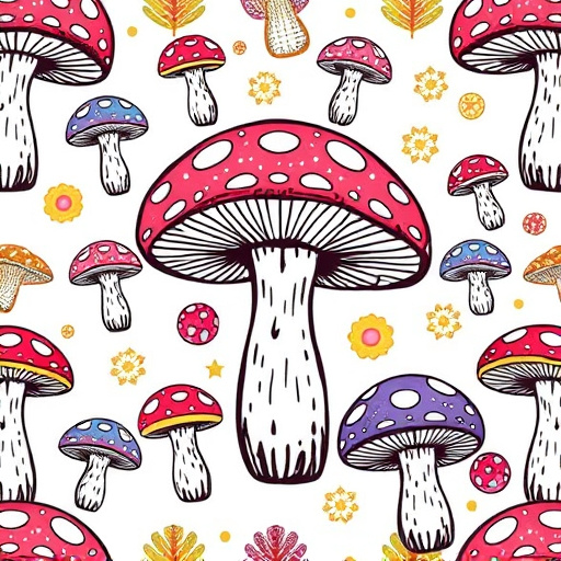 Artistic Magic Mushroom Gummies Patterns