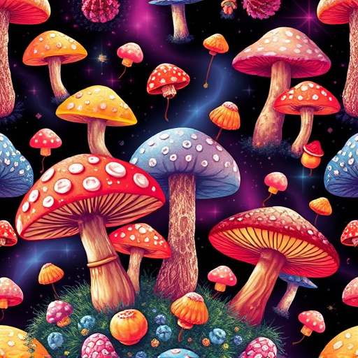 Artistic Magic Mushroom Gummies Patterns