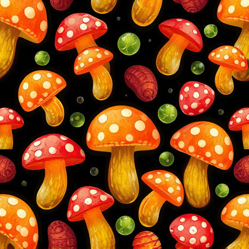 Artistic Magic Mushroom Gummies Patterns