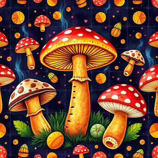 Artistic Magic Mushroom Gummies Patterns