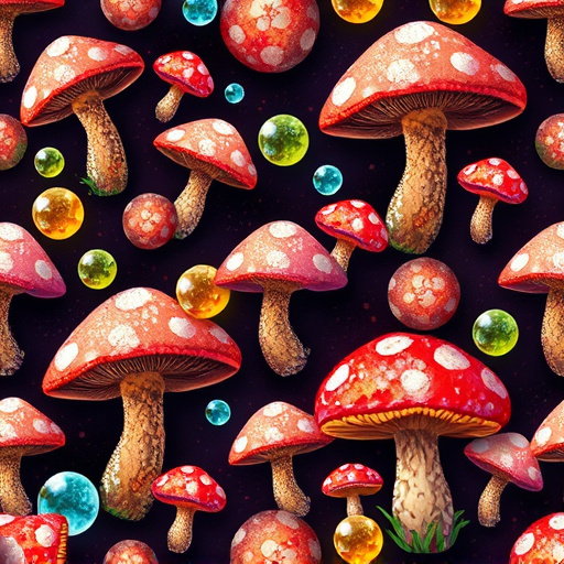 Artistic Magic Mushroom Gummies Patterns