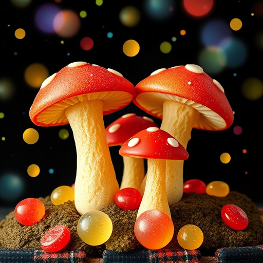 Artistic Magic Mushroom Gummies Patterns