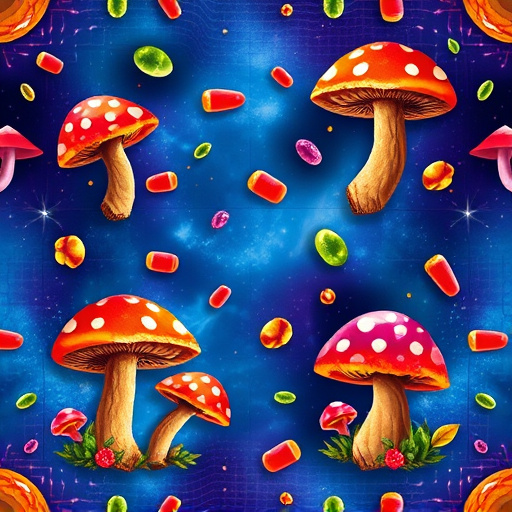 Artistic Magic Mushroom Gummies Patterns