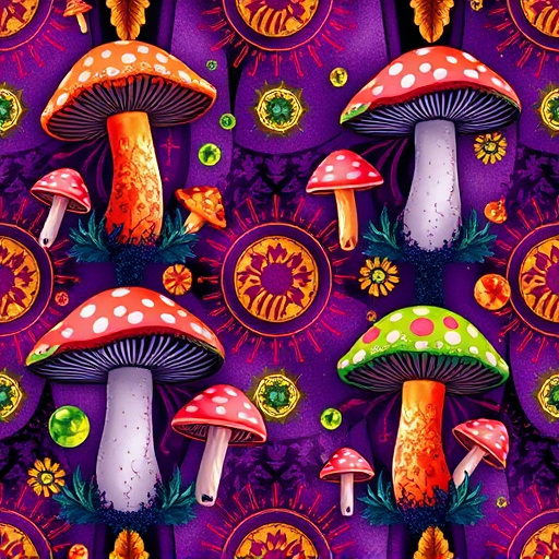 Artistic Magic Mushroom Gummies Patterns