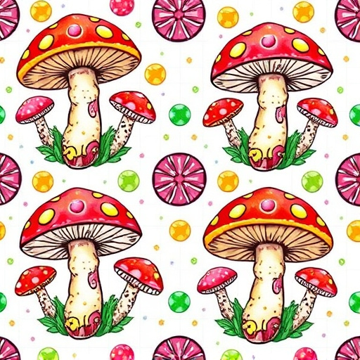 Artistic Magic Mushroom Gummies Patterns