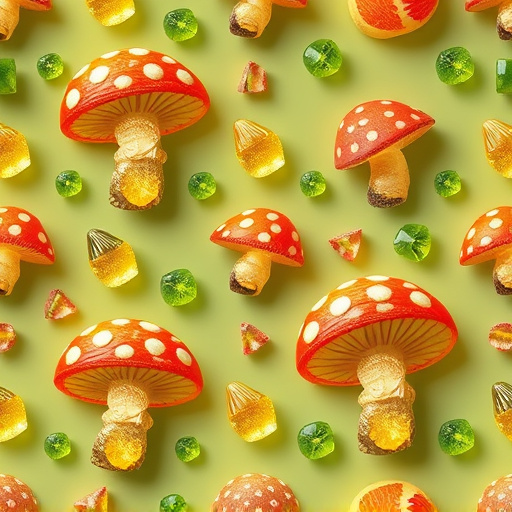 Artistic Magic Mushroom Gummies Patterns