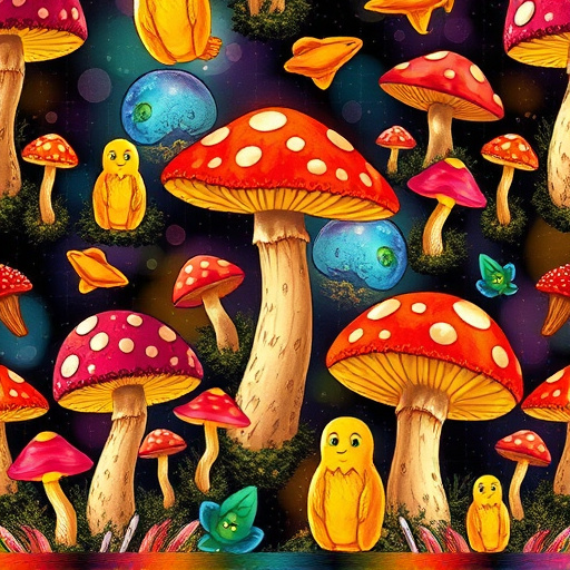 Artistic Magic Mushroom Gummies Patterns