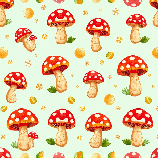 Artistic Magic Mushroom Gummies Patterns