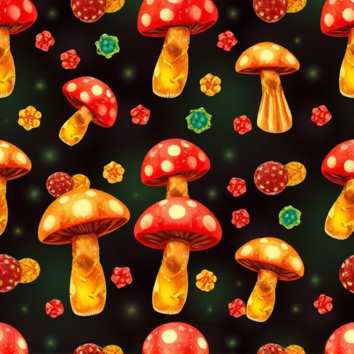Artistic Magic Mushroom Gummies Patterns