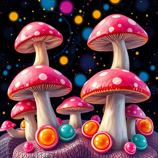 Artistic Magic Mushroom Gummies Patterns