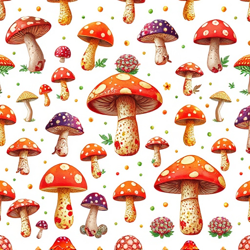 Artistic Magic Mushroom Gummies Patterns