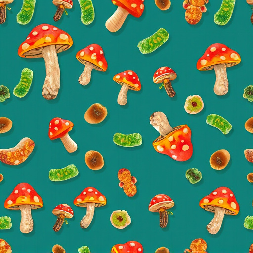 Artistic Magic Mushroom Gummies Patterns