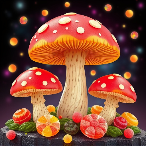 Artistic Magic Mushroom Gummies Patterns
