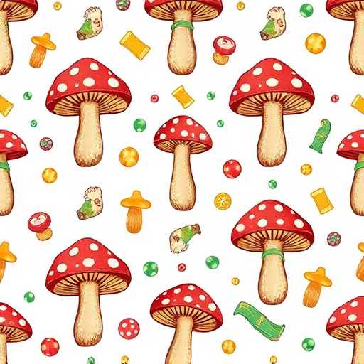 Artistic Magic Mushroom Gummies Patterns