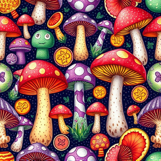 Artistic Magic Mushroom Gummies Patterns