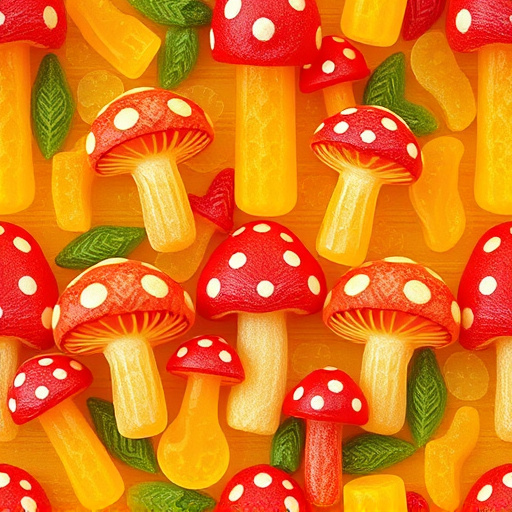 Artistic Magic Mushroom Gummies Patterns