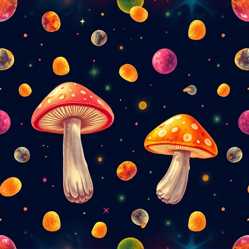 Artistic Magic Mushroom Gummies Patterns