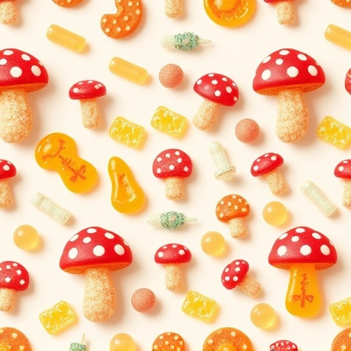 Artistic Magic Mushroom Gummies Patterns