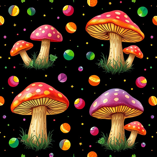Artistic Magic Mushroom Gummies Patterns