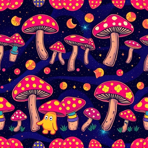 Artistic Magic Mushroom Gummies Patterns