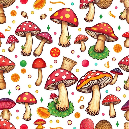 Artistic Magic Mushroom Gummies Patterns