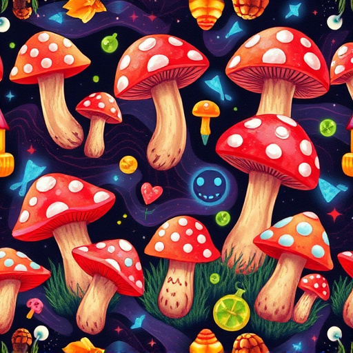 Artistic Magic Mushroom Gummies Patterns