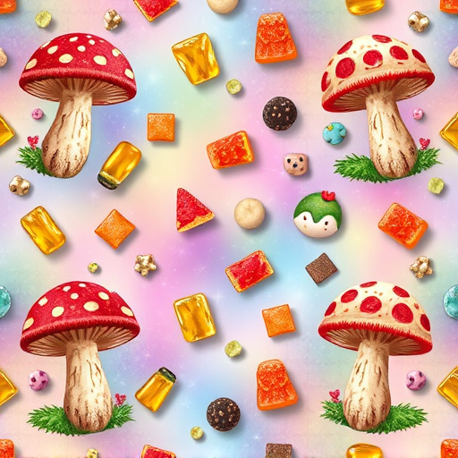 Artistic Magic Mushroom Gummies Patterns