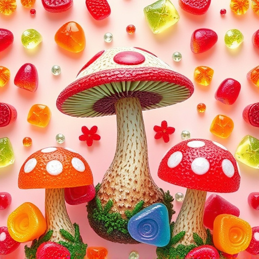 Artistic Magic Mushroom Gummies Patterns