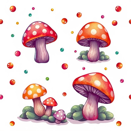 Artistic Magic Mushroom Gummies Patterns