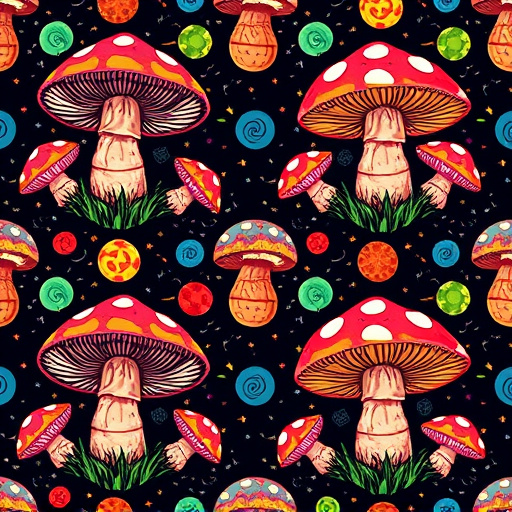 Artistic Magic Mushroom Gummies Patterns