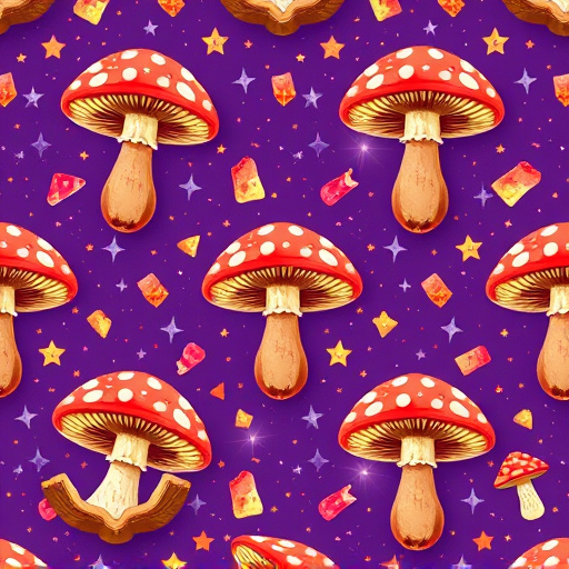 Artistic Magic Mushroom Gummies Patterns