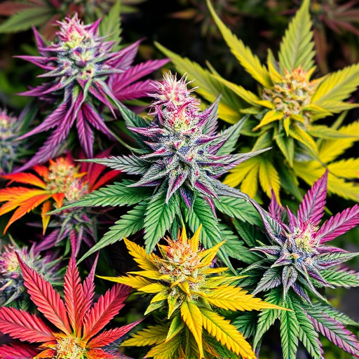 colorful cannabis strains