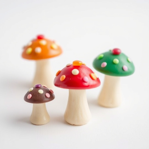 Colorful Magic Mushroom Chocolates