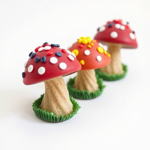 Colorful Magic Mushroom Chocolates